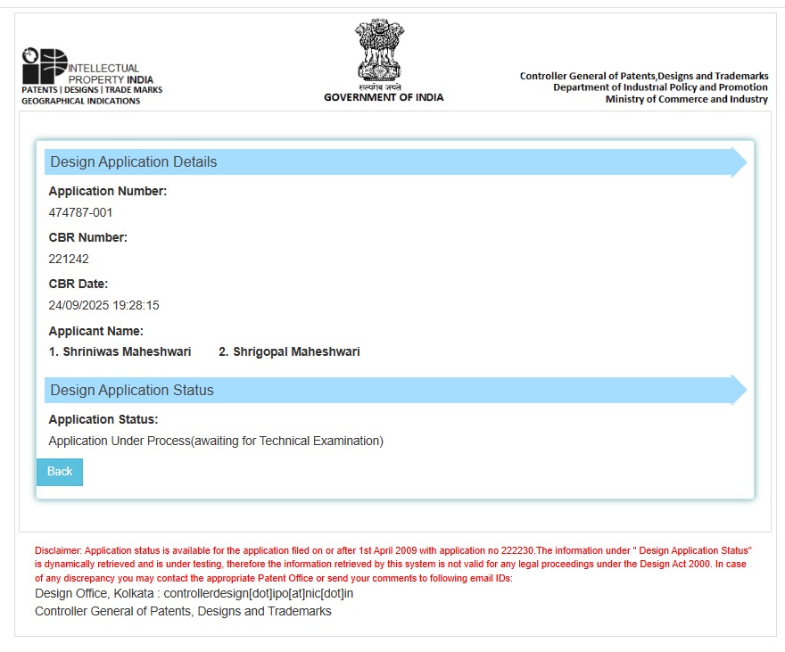 ForestFlyer & EcoSentry Patent Certificate